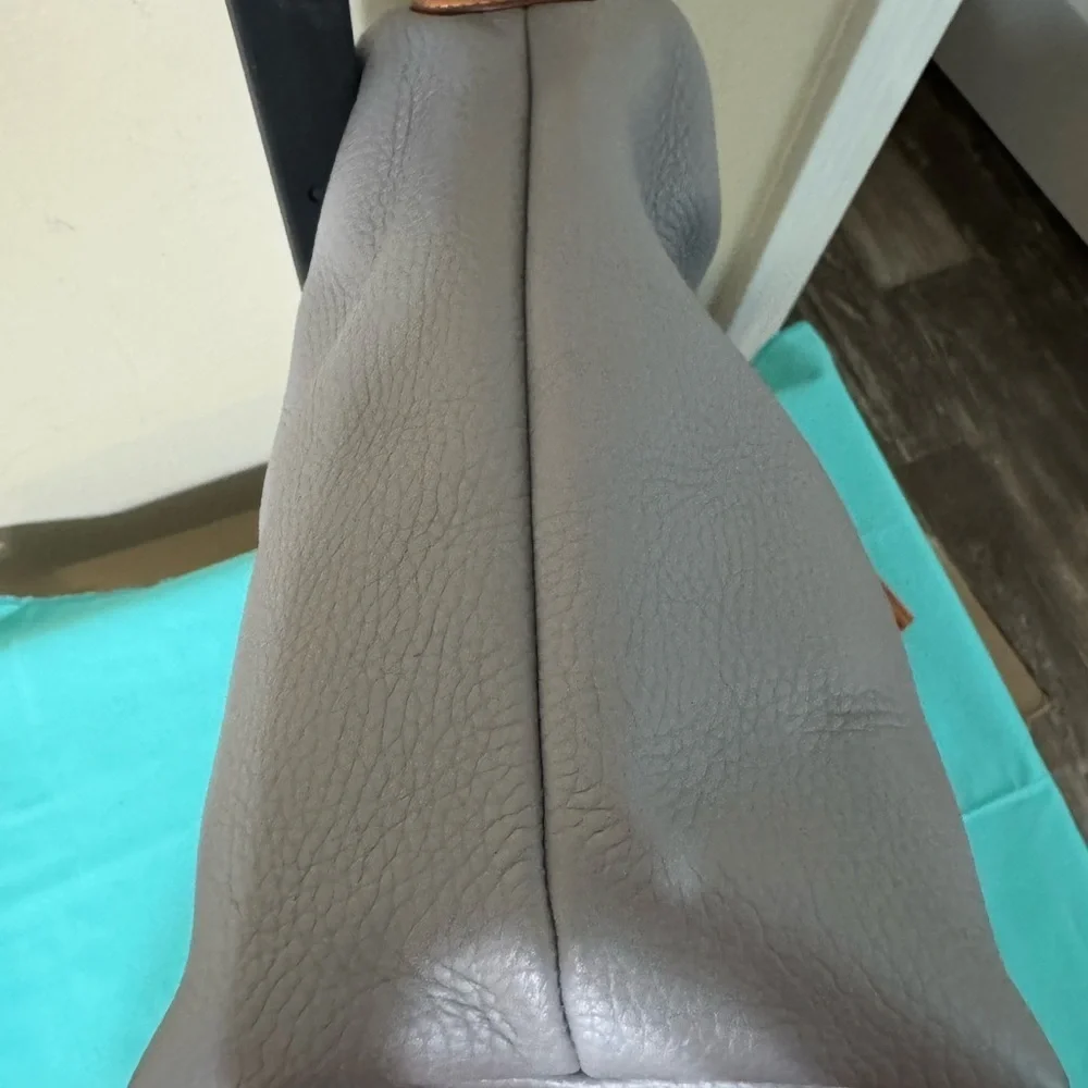 Dooney & Bourke Gray Leather Hobo Bag
